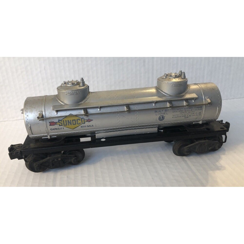 vintage Lionel Sunoco Tanker Car 6465 Model Train